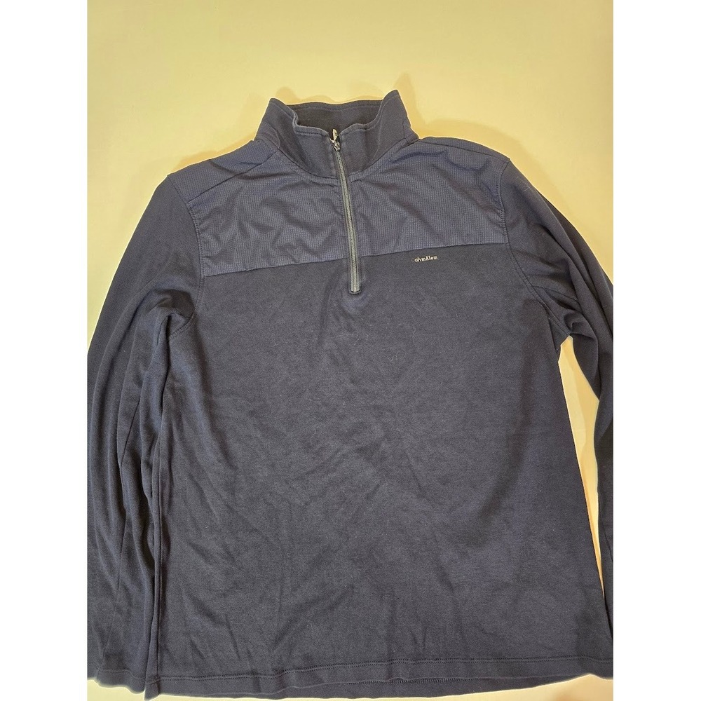 Calvin Klein 1/4 Zip Pullover Long Sleeve Athletic Top